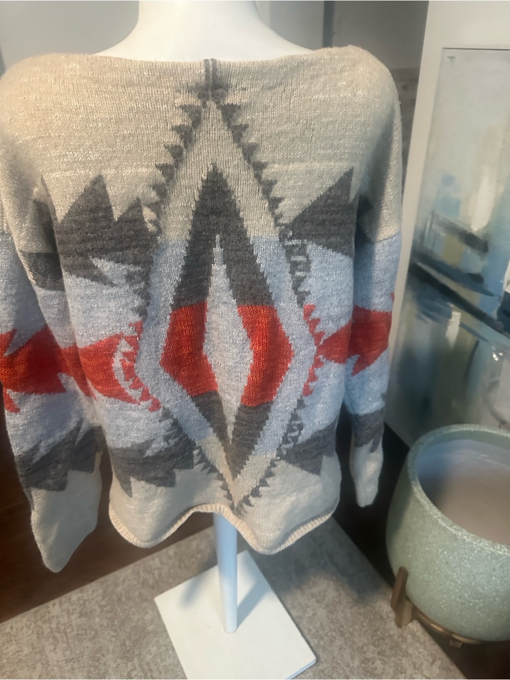 Lauren Ralph Lauren Boatneck Women’s Knit Sweater L/XL - Picture 3 of 7